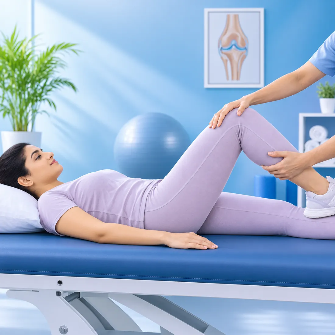 ACL Rehabilitation movement illustration