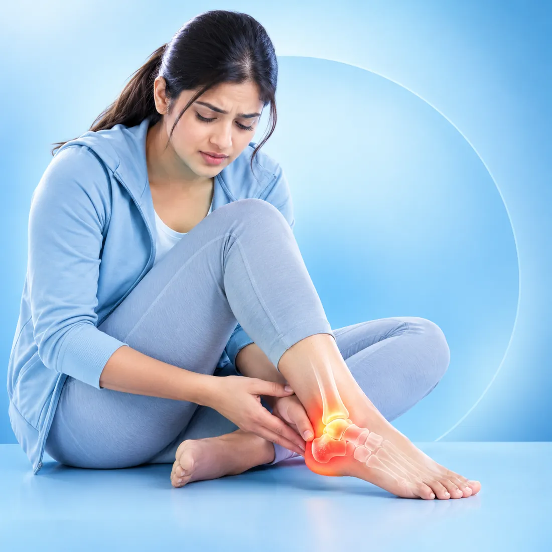 Heel & Ankle Pain movement illustration