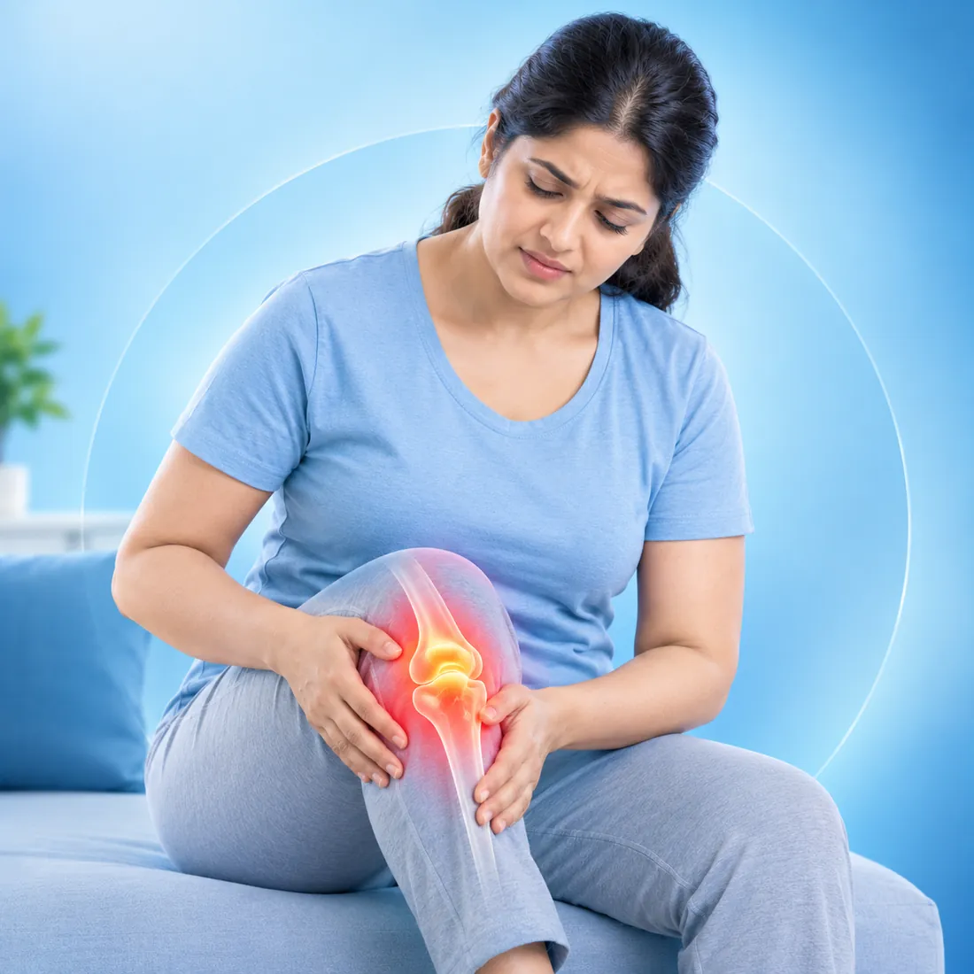 Knee Osteoarthritis Rehab movement illustration