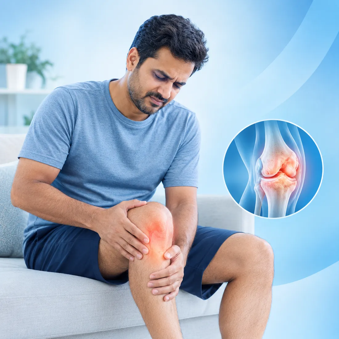 Knee Pain Treatment movement illustration