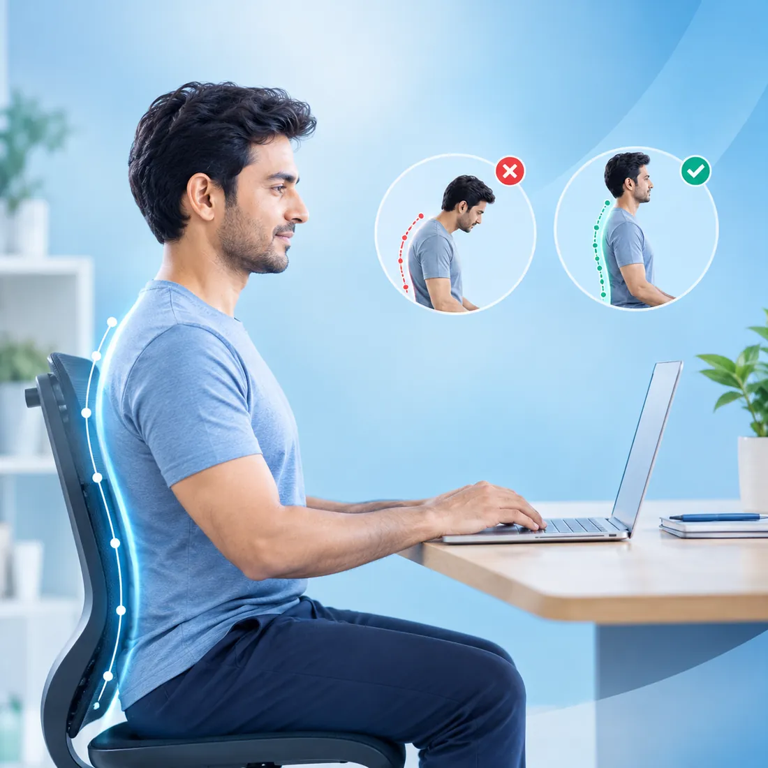 Posture Correction movement illustration