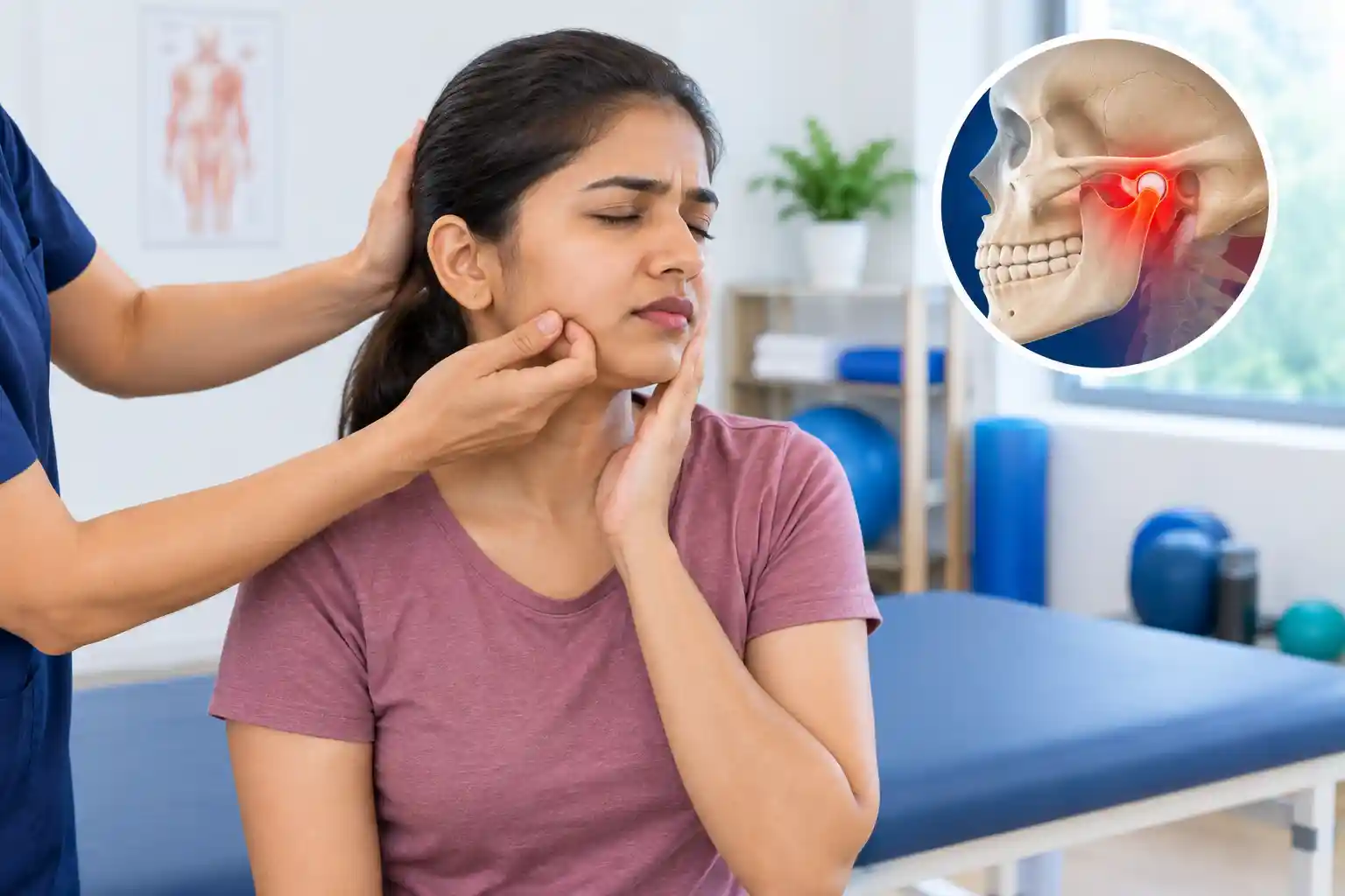 TMJ / Jaw Pain Care movement illustration