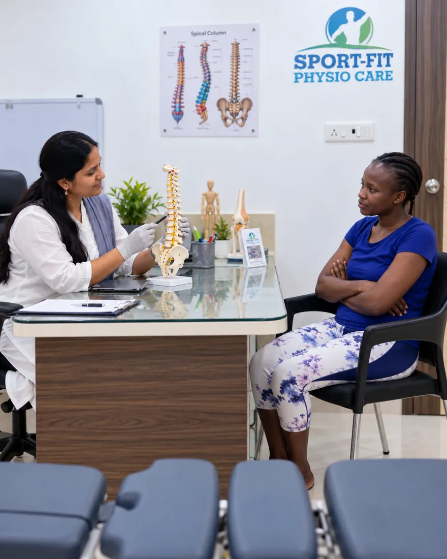 Consultation at SPORT-FIT PHYSIO CARE clinic in Nungambakkam, Chennai